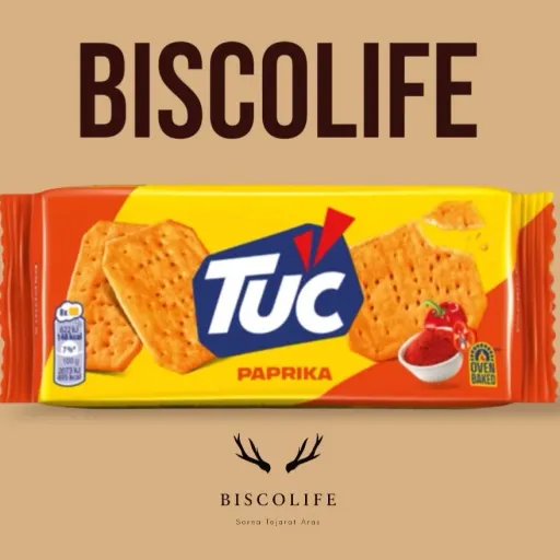 بیسکوییت ترد توک Tuc با طعم پاپریکا 100 گرم