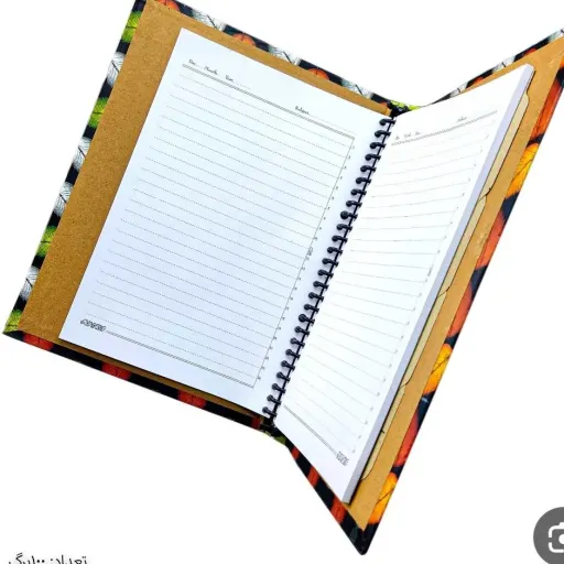 کلاسور 100 برگ 26 حلقه (جلد سخت، طرح متنوع)