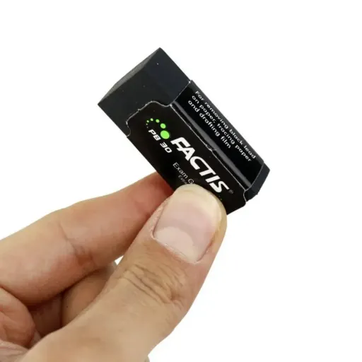پاکن مشکی Factis مدل PB30 در مداد قرمز