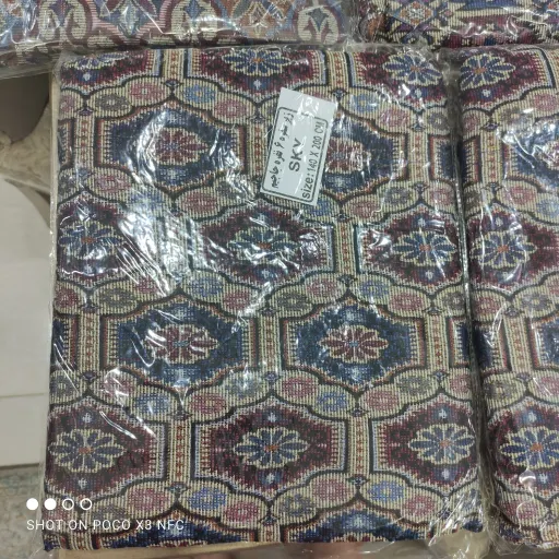 زیر سفره ی جاجیم 6نفره ،پرطرفدار طرح ورنگبندی عالی با کیفیت 