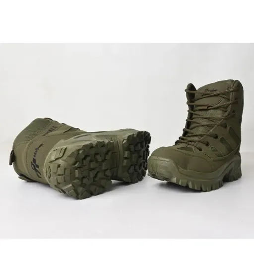کفش کوهنوردی مردانه مدل 192Sbz مناسب پیادهروی و طبیعتگردی سایز ارتشی سبز - 42
