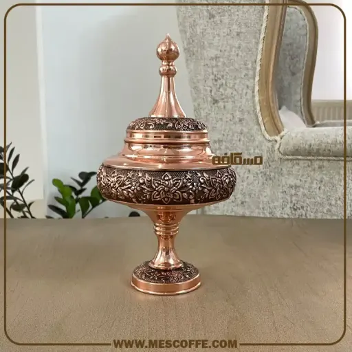 شکلات خوری مسی نانو زنجان(مدل سفینه ای/برند فضلی/کد2061)