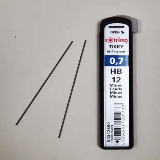 مغزی(نوک مداد نوکی / مداد مکانیکی ) اتود 7 دهم برند آلمانی HB - HIGH POLYMER