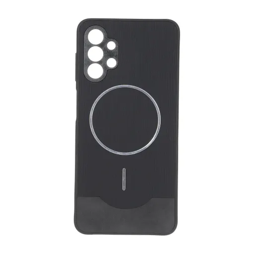 قاب Line Case جیر MagSafe فلزی محافظ لنزدار Samsung Galaxy A13 4G رنگ مشکی