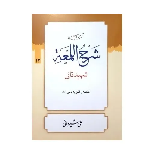 کتاب ترجمه و تبیین شرح اللمعه جلد12