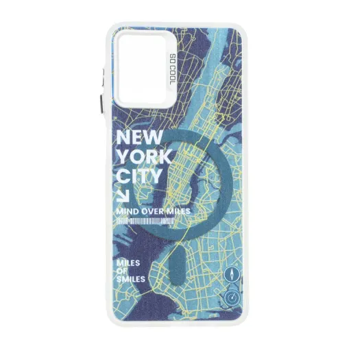 قاب مگ سیف SO COOL طرح New York سامسونگ مدل Samsung Galaxy A12 / M12 / F12