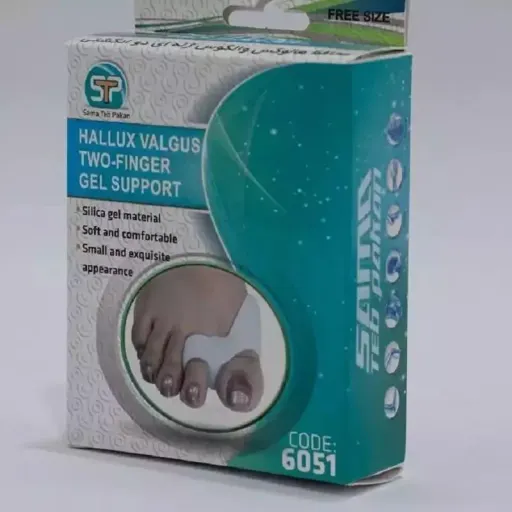 محافظ هالوکس والگوس ژله ای دو انگشتی (سماطب) کد 6051