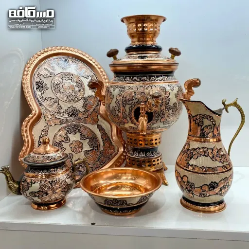 سرویس سماور نقره کوب