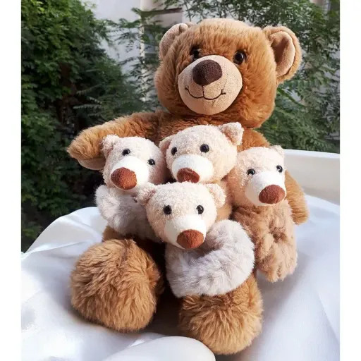 کش مو دخترانه مدل عروسکی تدی