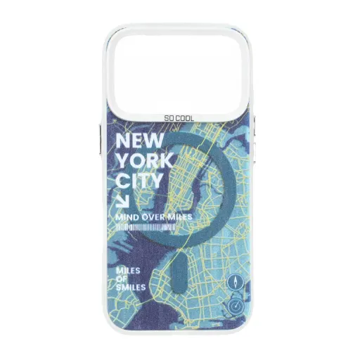 قاب مگ سیف SO COOL طرح New York مدل Apple iPhone 17 Pro