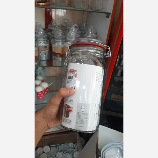 ظرف چفتی شیشه ای زیباسازان 