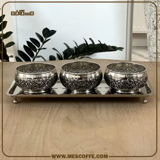 ست اردو خوری مسی کروم جدید