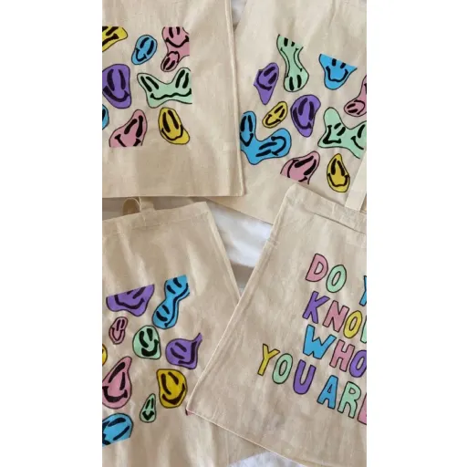 Totebag - پترن شطرنجی