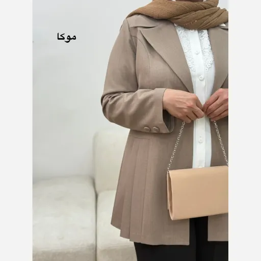 کت نیشا سایز و رنگ رنگ شکلاتی سایز1