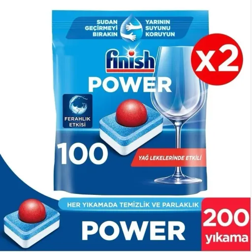 قرص ماشین ظرفشویی فینیش finish بسته 100 عددی ساخت لهستان(اروپایی) 