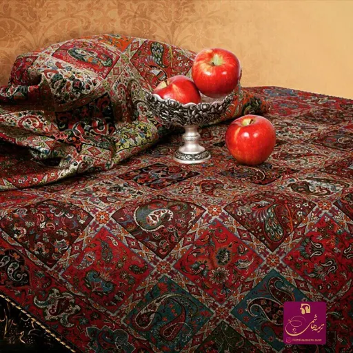 ترمه ۸ رنگ طرح خشتی