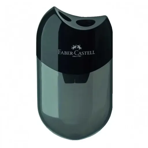 تراش مخزن دار Faber Castell مدل 183515 در مداد قرمز