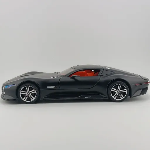 دایکست مرسدس بنز AMG Vision GT CHE ZHI 2435  ماکت فلزی موزیکال و چراغدار رنگ مشکی براق