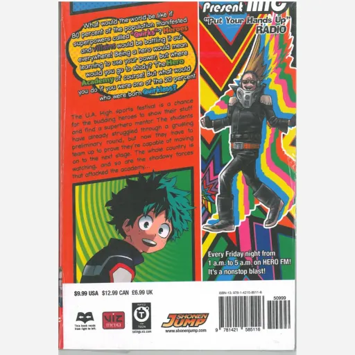 کتاب مانگا ( کمیک ) به زبان انگلیسی ( MY HERO ACADEMIA 2) / کوهی هوریکوشی