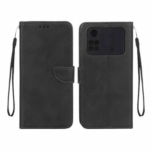 کیف موبایل جاکارتی مگنتی محافظ لنزدار شیائومی MNC مدل Xiaomi Poco M4 Pro 4G رنگ مشکی