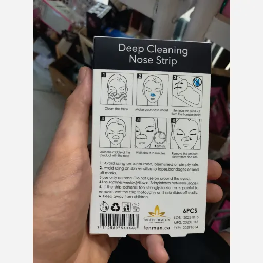 چسب بینی ذغالی فنمن مدل FENMAN Deep Cleaning Nose Strip charcoal