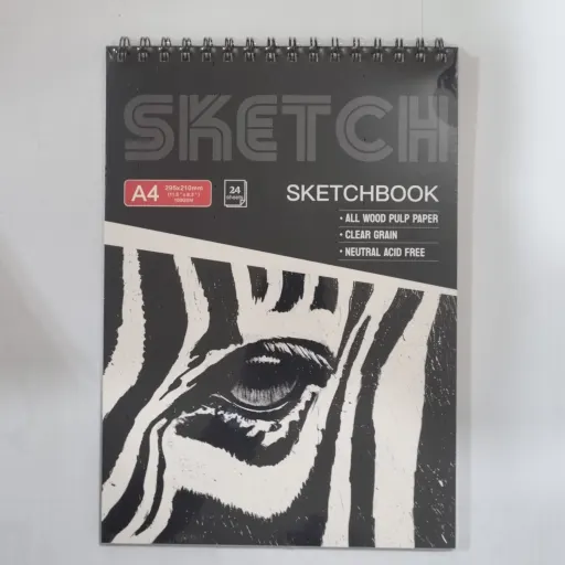دفتر طراحی اشتنباخ 24 شیت 160 گرمی A4 برند SKETCH
