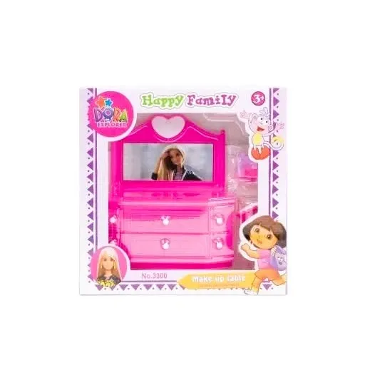 اسباببازی میز آرایش دورا مدل باربی 3300 DORA Barbie رنگ سفید