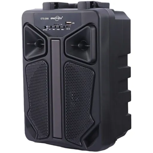 اسپیکر بلوتوثی گریت نایس GTS-2066 + میکروفون رنگ مشکی